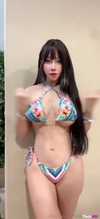 Asianbunnyx bikini Big Tits Leaked Video
