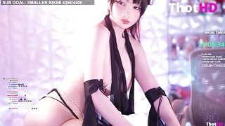 Asianbunnyx bikini Big Tits topless tongue out Leaked Video