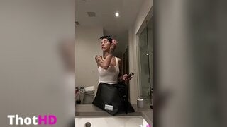 Danielle Bregoli bathroom NSFW Video