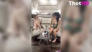 Bhad Bhabie vibrator couch Dildo lingerie Leaked Video
