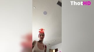 Danielle Bregoli masturbating cleavage NSFW Video