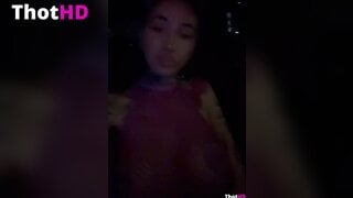 Bhad Bhabie choker close-up NSFW Video