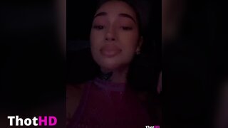 Bhad Bhabie choker close-up NSFW Video