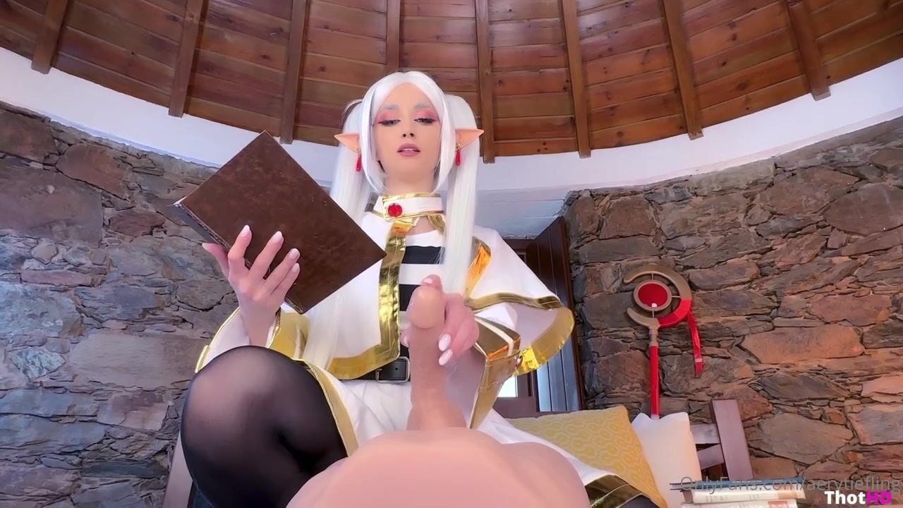 Aery Tiefling pantyhose bg sex handjob thighhighs OF Video