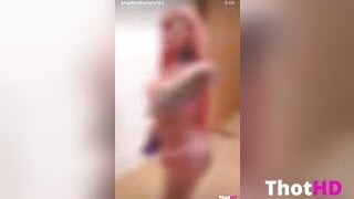 Bhad Bhabie ass nude from behind high heels OF Leak