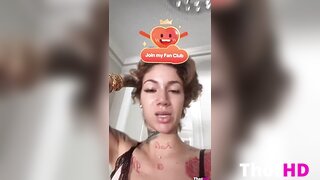 Danielle Bregoli choker lingerie