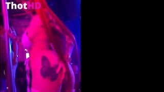 Danielle Bregoli thighhighs pole dancing ass from behind Leaked OF Video