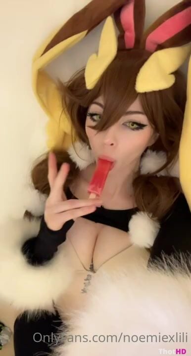 Noemiexlili cleavage lopunny rabbit ears rabbit girl Video