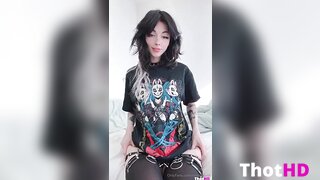 Cinnannoe thighhighs Big Tits underboob bikini OF Video