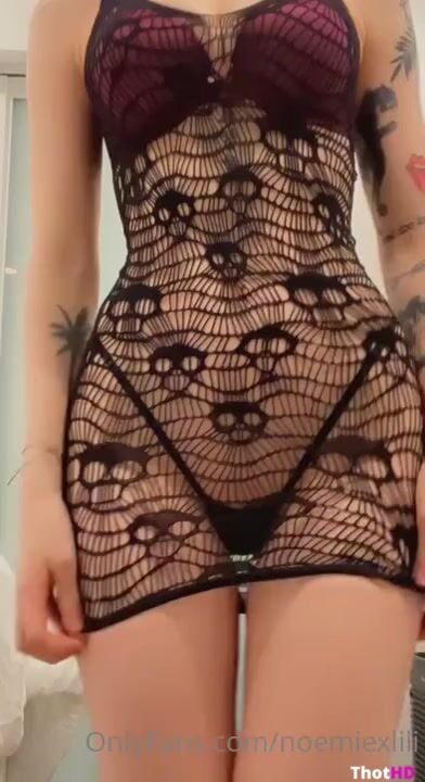 Cinnannoe ass lingerie cleavage short dress OF Leak