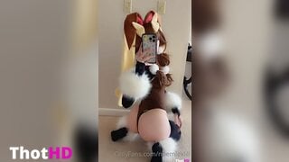 Noemiexlili lopunny leotard ass thighhighs Video