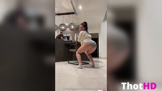 Cristiana.love ass bent over short shorts from behind Leaked OF
