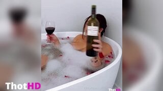 Cristiana.love nude Big Tits bathtub bathing OF