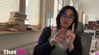 Vylerria tongue out couch Video