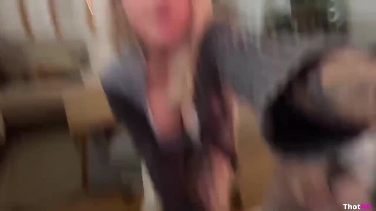 Jade Anh cleavage Big Tits couch tongue out OF Leak