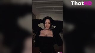 Vylerria cleavage choker dress Huge Tits NSFW Video