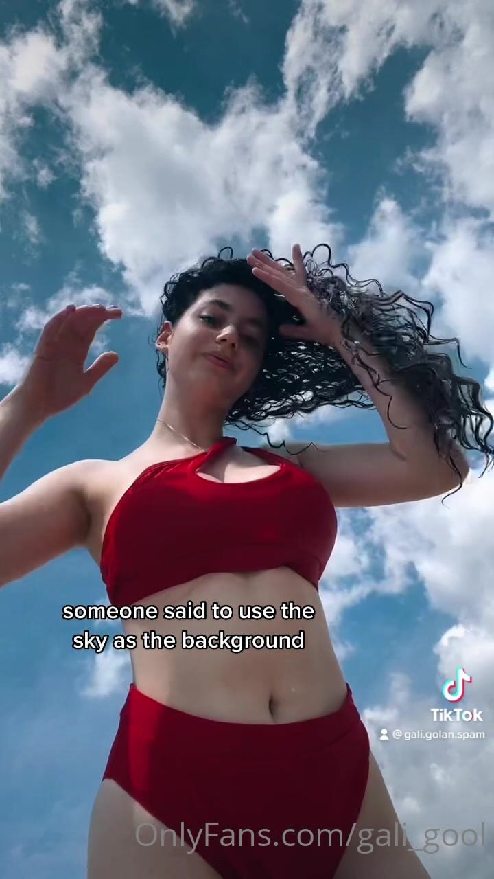Gali Gool bikini outdoor from below cleavage OnlyFans
