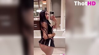 Jailyne Ojeda bathroom ass mirror cheerleader Video Leak