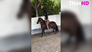 Jailyne Ojeda riding outdoor dress from behind OnlyFans Leak