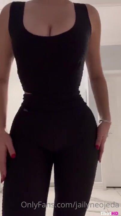 Jailyne Ojeda close-up cleavage dress curvy