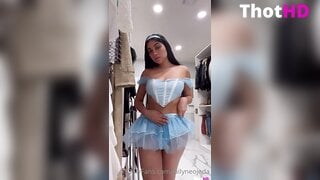 Jailyne Ojeda ass from behind mirror Leaked OnlyFans