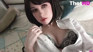 NoraFawn cleavage Big Tits undressing lingerie