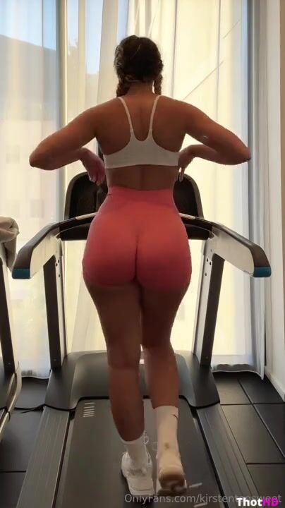 Kirstentoosweet ass shorts from behind gym OF Leak