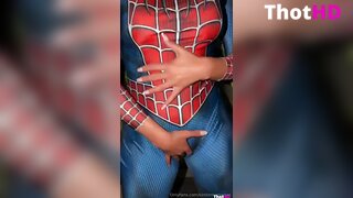 Kirstentoosweet bodysuit pantyhose close-up cameltoe OF Video