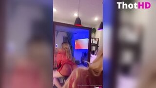Lindsay Capuano ass from behind mirror OF