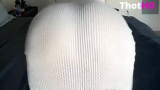 Lindsay Capuano close-up ass pantyhose from behind Leaked OF