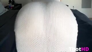 Lindsay Capuano close-up ass pantyhose from behind Leaked OF