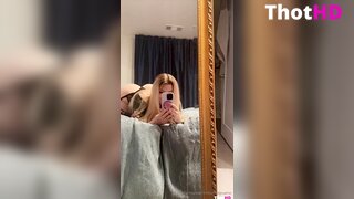 Lindsay Capuano ass mirror thighhighs lingerie OF