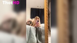 Lindsay Capuano ass mirror thighhighs lingerie OF