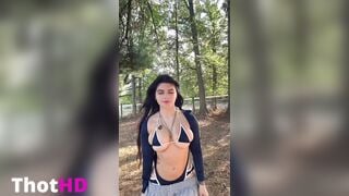 Raeleerudolph22 bikini outdoor Big Tits