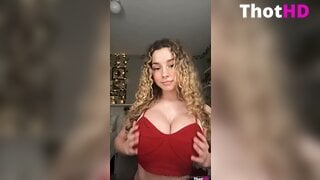 Kira Pregiato cleavage Big Tits Leaked OF Video