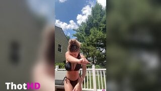 Kira Pregiato bikini outdoor Big Tits ass OnlyFans Leak