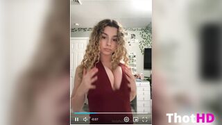 Kira Pregiato Big Tits cleavage dress OnlyFans Leak