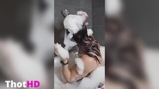 Vladislava Galagan nude bathing bathtub wet OF Leak