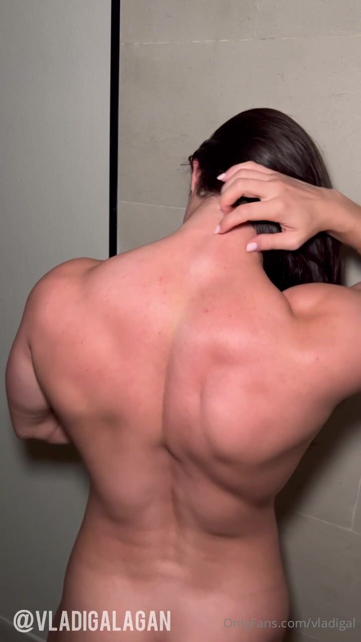 Vladislava Galagan nude from behind muscular ass Leaked OF Video