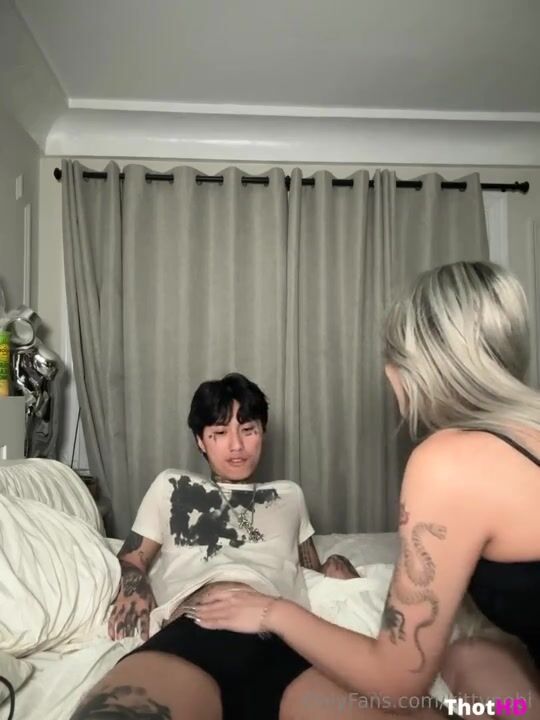 Kittynobi bg sex on bed riding cleavage Leaked OF Video