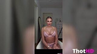 Katharina Amalia Big Tits cleavage bathroom OF