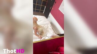 Katja Krasavice pasties masturbating nude spread legs OF Leak