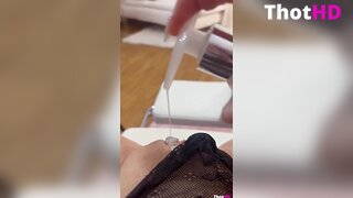 Annewuensche female pov close-up pubic hair fishnet pantyhose Leaked OF