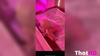 Katja Krasavice bathtub nude bathroom bathing Video Leak