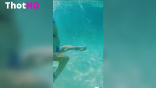 Valentina Shevchenko outdoor bikini beach underwater Leaked Video