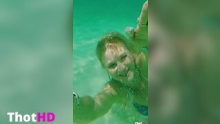 Valentina Shevchenko outdoor bikini beach underwater Leaked Video