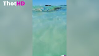 Valentina Shevchenko outdoor bikini beach underwater Leaked Video