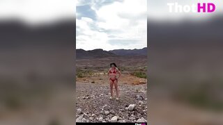 Valentina Shevchenko outdoor bikini NSFW Video