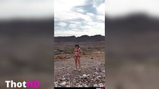 Valentina Shevchenko outdoor bikini NSFW Video