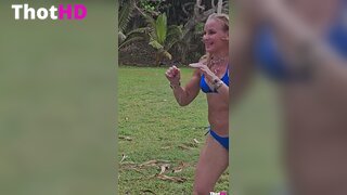 Valentina Shevchenko bikini outdoor Leaked Video